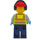 LEGO Cameraman with Construction Helmet and Earmuffs Minifigure