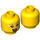 LEGO Candy Mermaid Minifigure Head (Recessed Solid Stud) (3626 / 75552)