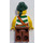 LEGO Cannon Battle Pirate with White and Green Shirt Minifigure