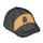 LEGO Cap with Short Curved Bill with Black Minifig Head on Gold (93219 / 93363)