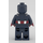 LEGO Captain America with Mask and Dark Red Hands Minifigure