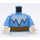 LEGO Captain Cold Minifig Torso (973 / 76382)