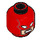 LEGO Captain Marvel Minifigure Head (Recessed Solid Stud) (3626 / 25785)