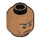 LEGO Captain Panaka Head (Recessed Solid Stud) (3626 / 96704)