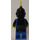 LEGO Castle - Blue Torso with Breastplate, Black Helmet, Yellow Feather Minifigure