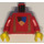 LEGO Castle Torso with Vest and Tri-Colored Shield (973)