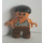 LEGO Caveman Boy with Brown legs and Flesh color body with leather tank Duplo Figure
