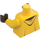 LEGO Cedric Diggory with Hufflepuff Quidditch Uniform with Cape and Hood Minifig Torso (973 / 76382)