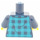 LEGO Checkered Jacket with Banana Shirt Torso (973 / 76382)
