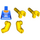 LEGO Cheerleader Torse (973 / 88585)