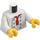 LEGO Chef Minifigur Torso ohne Hemdfalten (973 / 76382)