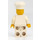 LEGO Chef - Standaard Grijns, Wit Poten Minifiguur