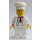 LEGO Chef with Red Scarf and 8 Buttons Vest, Brown Eyebrows and White Legs Minifigure