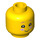 LEGO Hähnchen mit Skates Minifigure Kopf (Sicherheitsbolzen) (3626 / 50042)