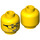 LEGO Chief Wheeler Minifigure Head (Recessed Solid Stud) (3626 / 66173)