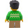 LEGO Kind - Boy mit Leuchtendes Grün Weihnachten Pullover Minifigur