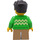 LEGO Child - Boy avec Bright Green Christmas Sweater Figurine