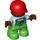 LEGO Kind Figur mit Kappe Boy Duplo-Figur