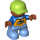 LEGO Child Figure with Cap Duplo Figure
