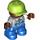 LEGO Child Figure with Cap Le Wp6 Duplo Figure