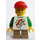 LEGO Child Minifigure with Spaceman Pattern, Dark Tan Short Legs and Red Cap