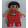 LEGO Child mit Feder Necklace Duplo Abbildung