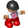 LEGO Child with Horse Riding Helmet Duplo Figure