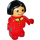 LEGO Child with Red Top and Lace Collar Duplo Figure