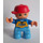 LEGO Child with Skate Top Duplo Figure