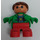 LEGO Child met Sun Patroon Shirt Duplo Figuur