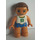 LEGO Kind mit Swim Trunks Duplo-Figur