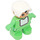 LEGO Child avec blanc Bib et Bonnet Duplo Figure