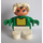 LEGO Bambino con Giallo Bib e Bianco Bonnet Figura Duplo