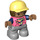 LEGO Child mit Gelb Deckel Duplo Abbildung
