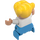 LEGO Child with Yellow Hair, White Top with Butterfly Duplo Figure