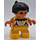 LEGO Child with Yellow Legs and Feather Duplo Figure