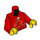 LEGO Chinese Jacket Torso with Golden Diamond with Four Circles Decoration (973 / 76382)