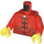 LEGO Chinese Jacket Torso with Golden Diamond with Four Circles Decoration (973 / 76382)