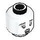 LEGO Choir Ghost Head (Recessed Solid Stud) (3274)