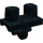 LEGO Chromschwarz Minifigure Hüfte (3815)