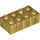 LEGO Chrom Gold Backstein 2 x 4 (3001 / 72841)