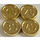 LEGO Chrome Gold Coin Set on Sprue (70501)