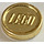 LEGO Chrome Gold Coin with 10