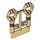 LEGO Chrome Gold Keys on Sprue (40236 / 40359)