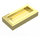 LEGO Chrom Gold Fliese 1 x 2 mit Nut (3069 / 30070)