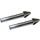 LEGO Chrome Silver 2 Harpoon Heads with 4 grooves on Sprue (10667 / 70750)