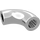 LEGO Chroom Zilver Gebogen Pipe 1.33 (Oude stijl) (71076)