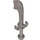 LEGO Chrome Silver Minifig Sword Scimitar (43887 / 48693)