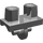 LEGO Argent chromé Minifigure Hanche (3815)