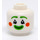 LEGO Citrus the Clown Minifigure Head (Recessed Solid Stud) (3626 / 68369)